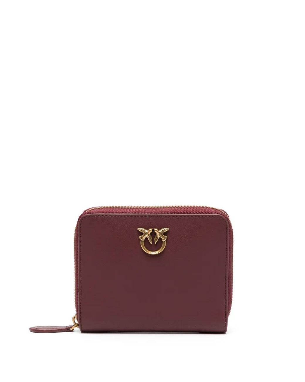 Pinko Purple Cherry Taylor Zip Solid Wallet
