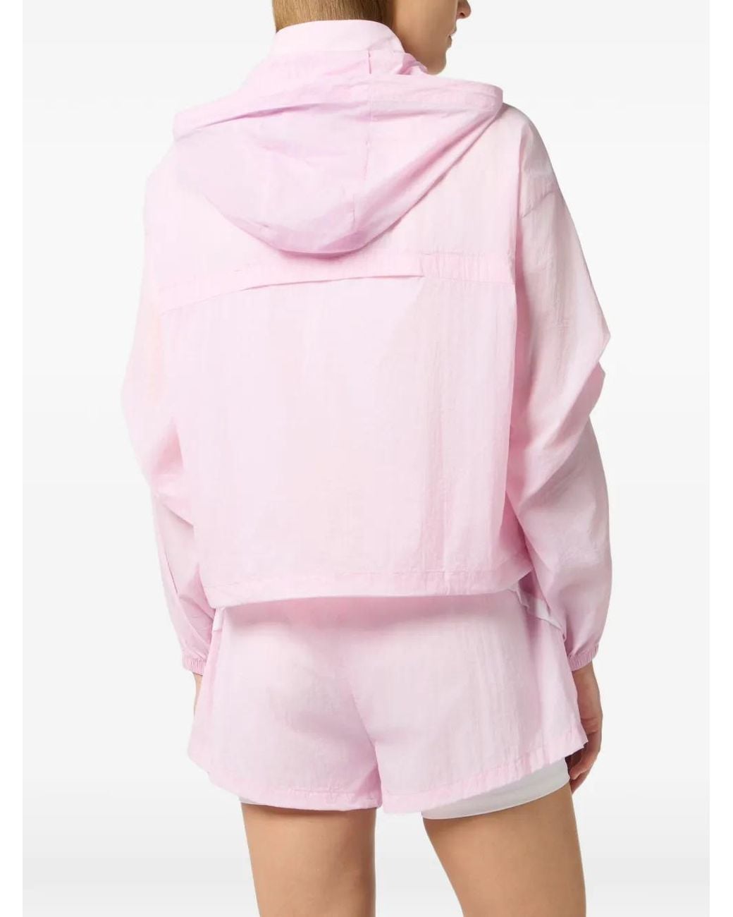 Philipp Plein Pink Hooded Jacket