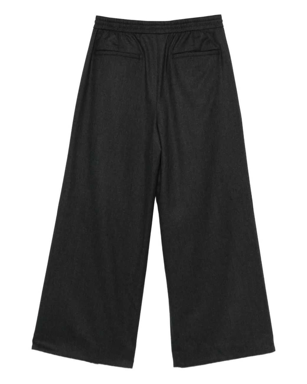 Juun.J Black Pleated Trousers for men
