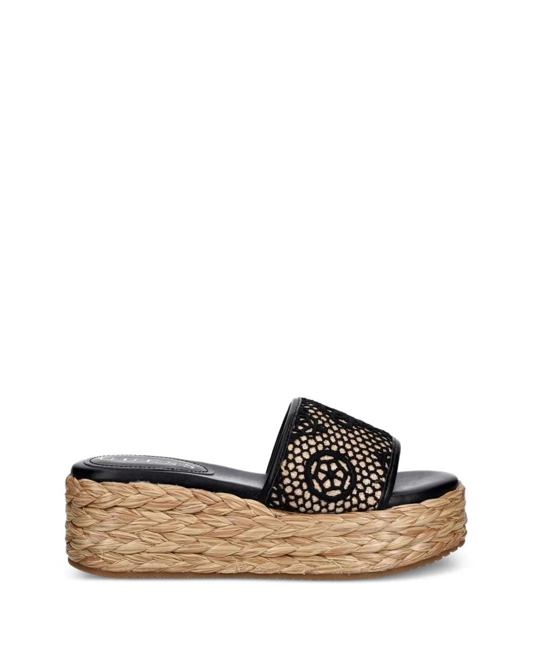 Guess Black Binata Mesh Sandals