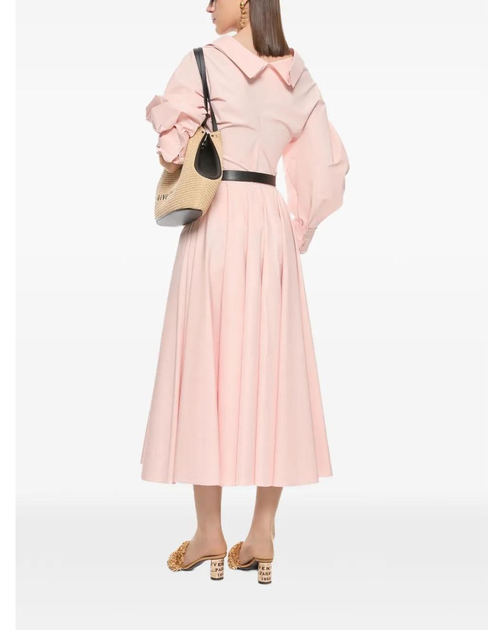Givenchy Pink Long Circular Skirt