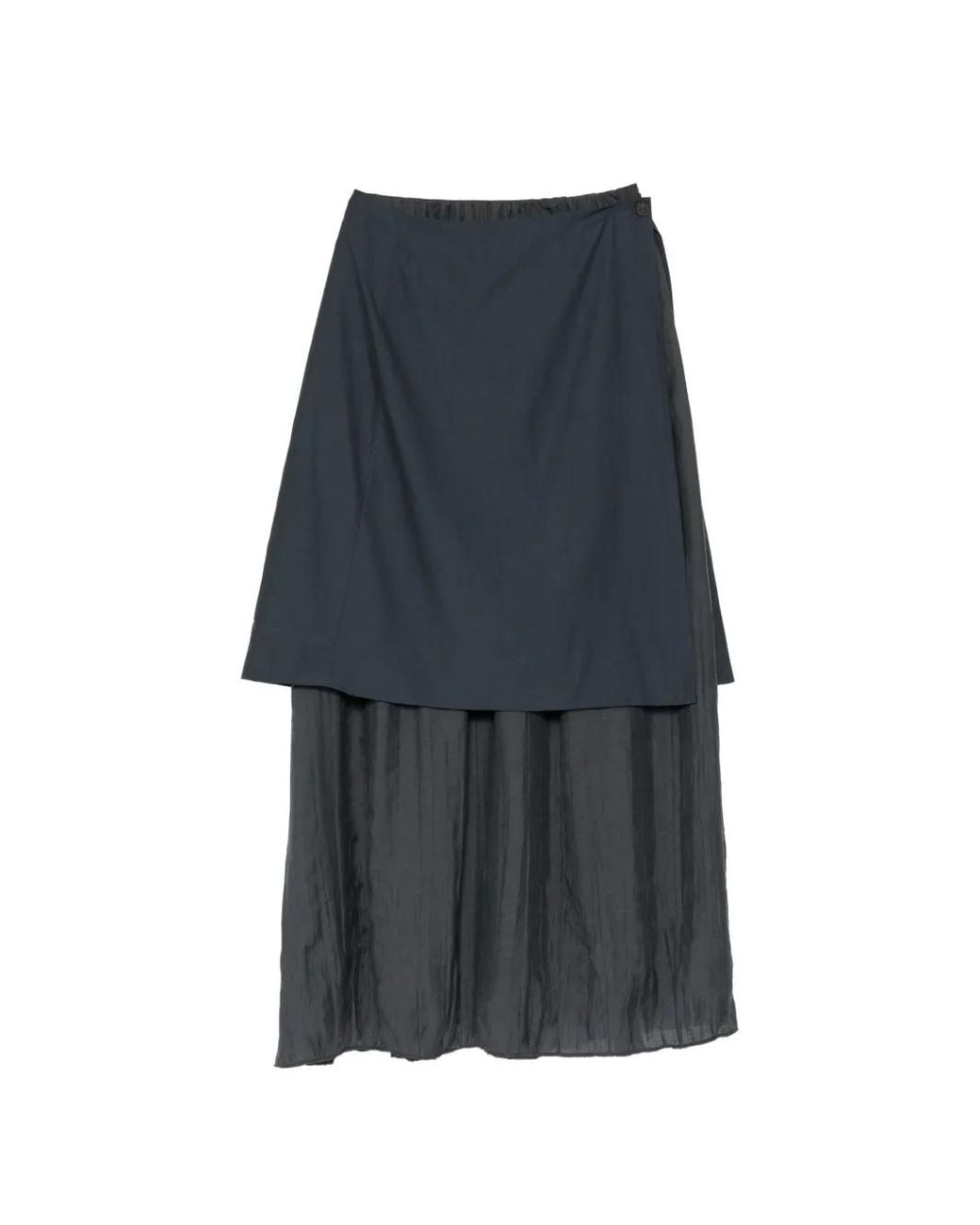 Ruohan Blue Kolt Maxi Skirt