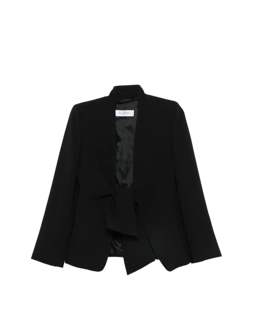 Max Mara Black Long-Sleeves Jacket