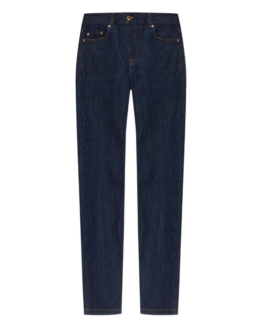 Casablanca Blue Jeans With Logo