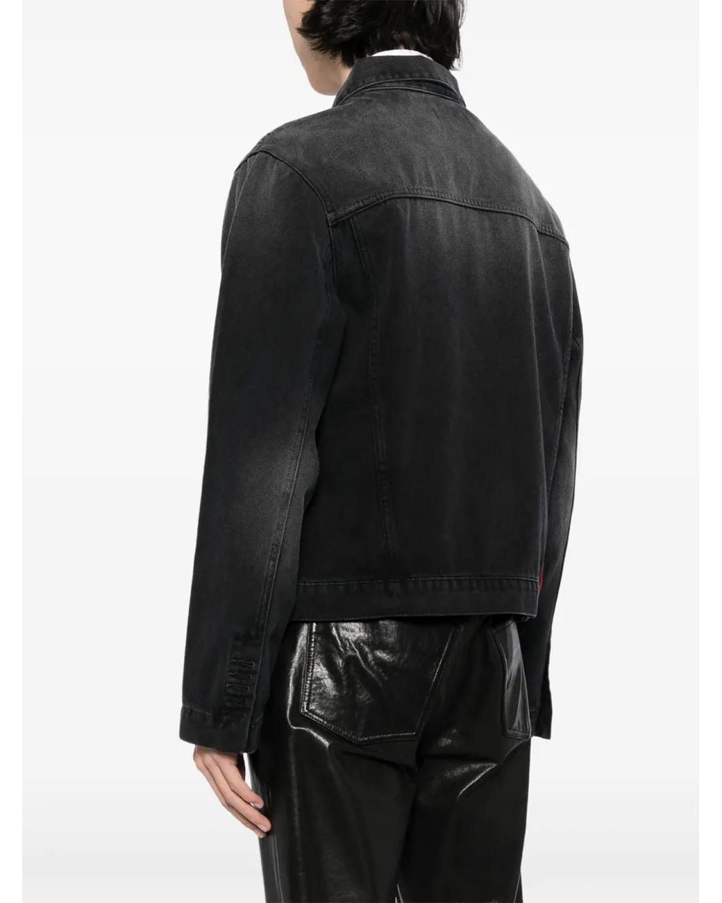 Veste En Jean À Patch Logo 424 pour homme en coloris Black