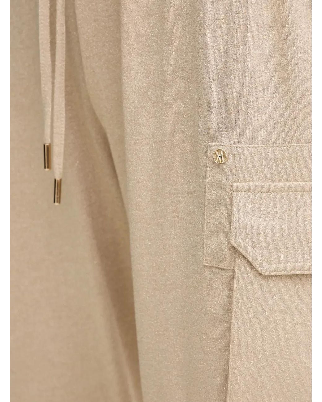 MARC AUREL Natural Drawstring-Fastening Trousers