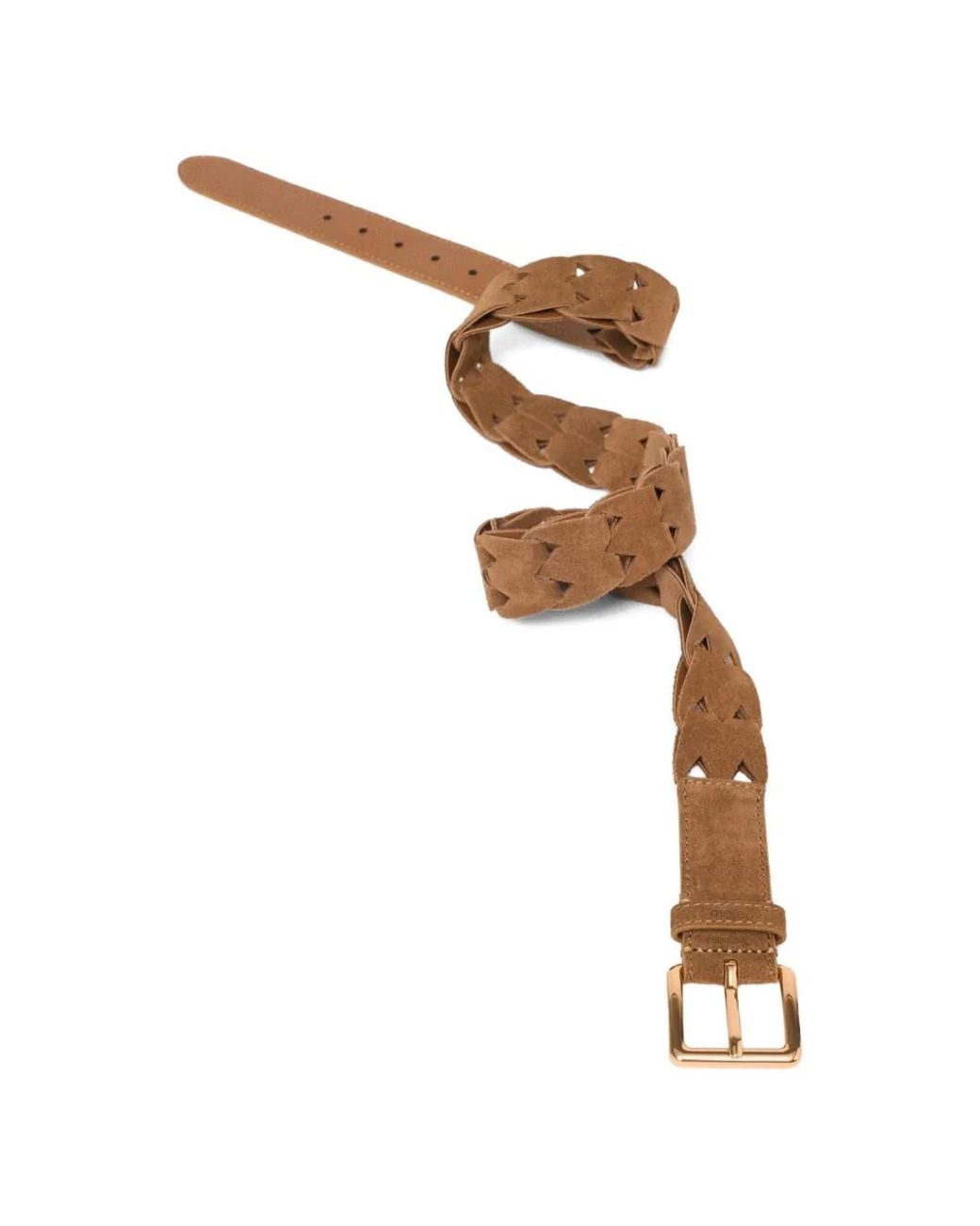 Hundred Braid Maje Braided Belt in White | Lyst