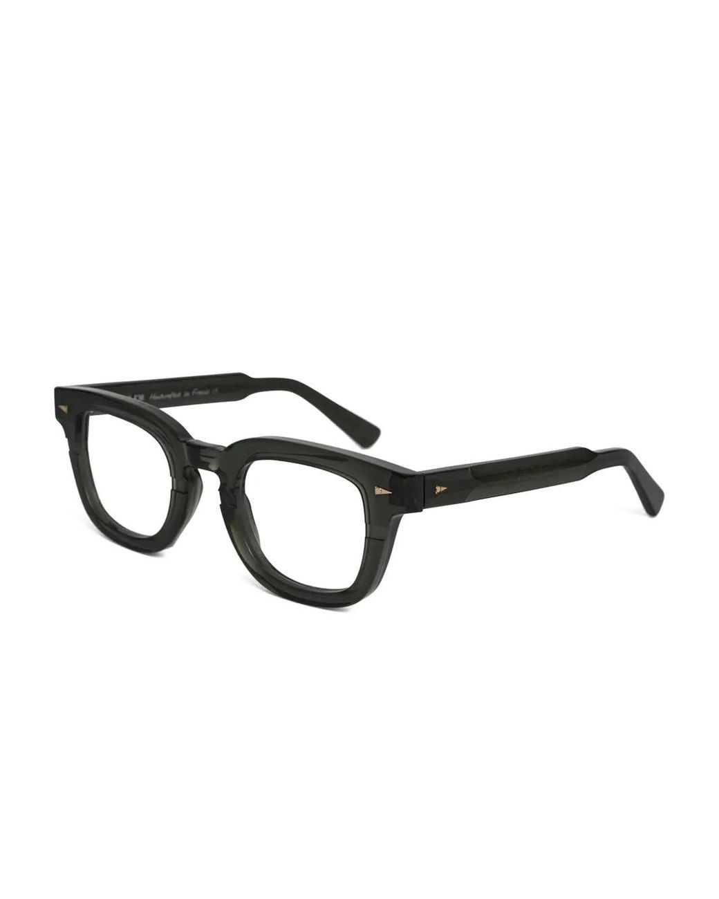 Ahlem Black Champdemars Square-Frame Glasses