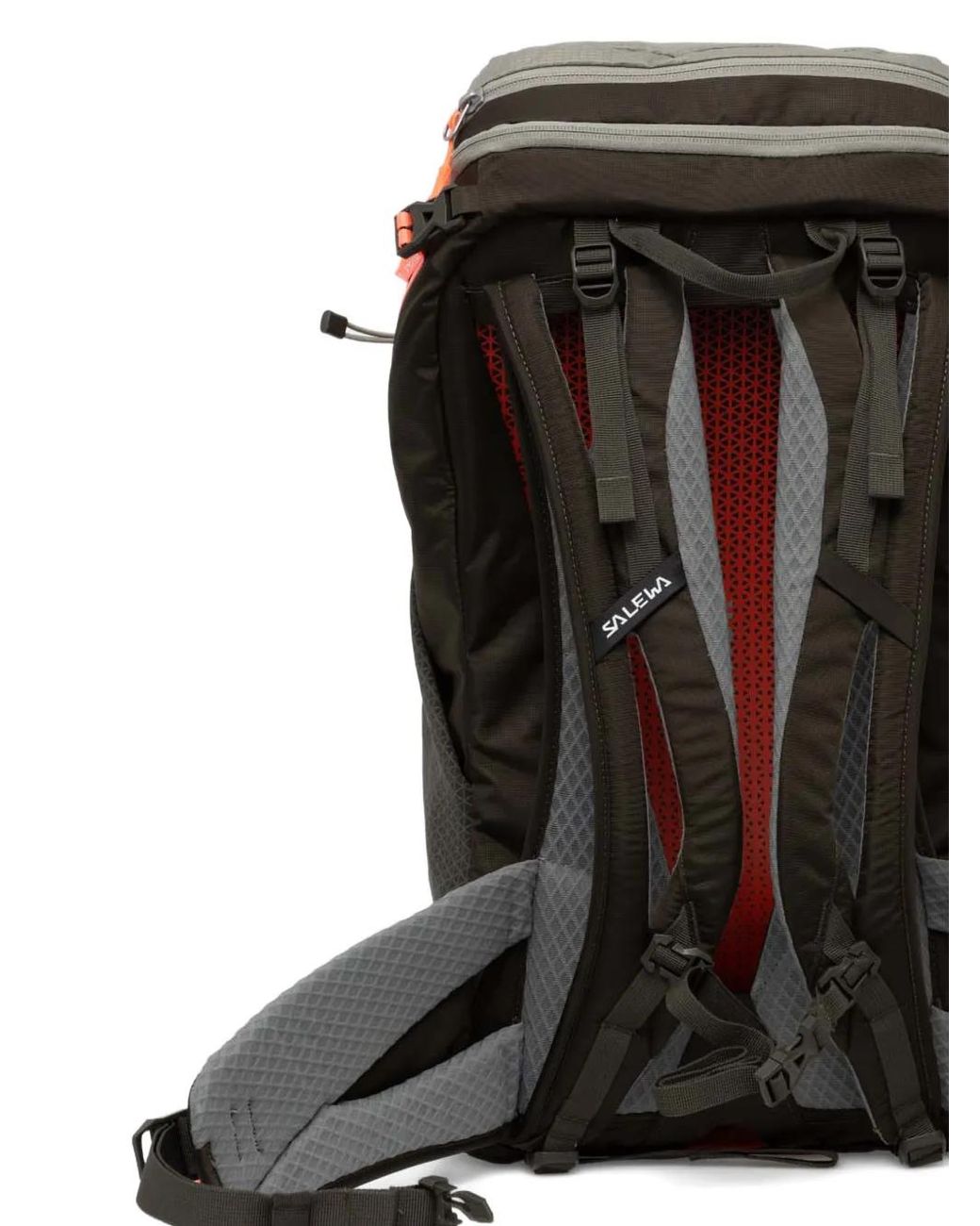 Salewa Gray Zip Webbing Backpack
