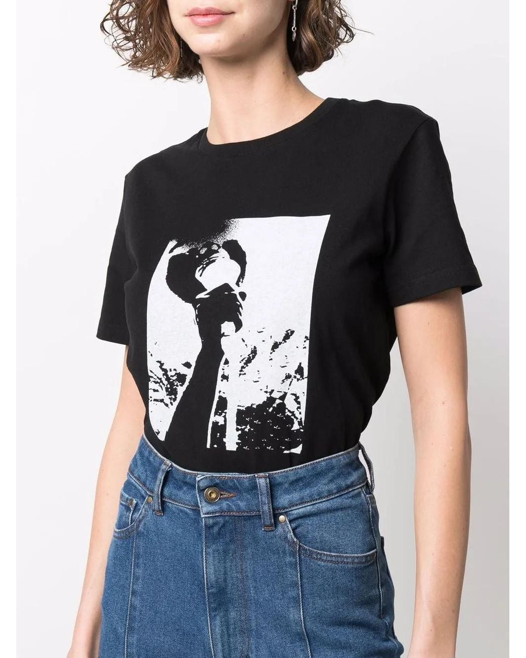 DIESEL Black Graphic-Print Short-Sleeved T-Shirt