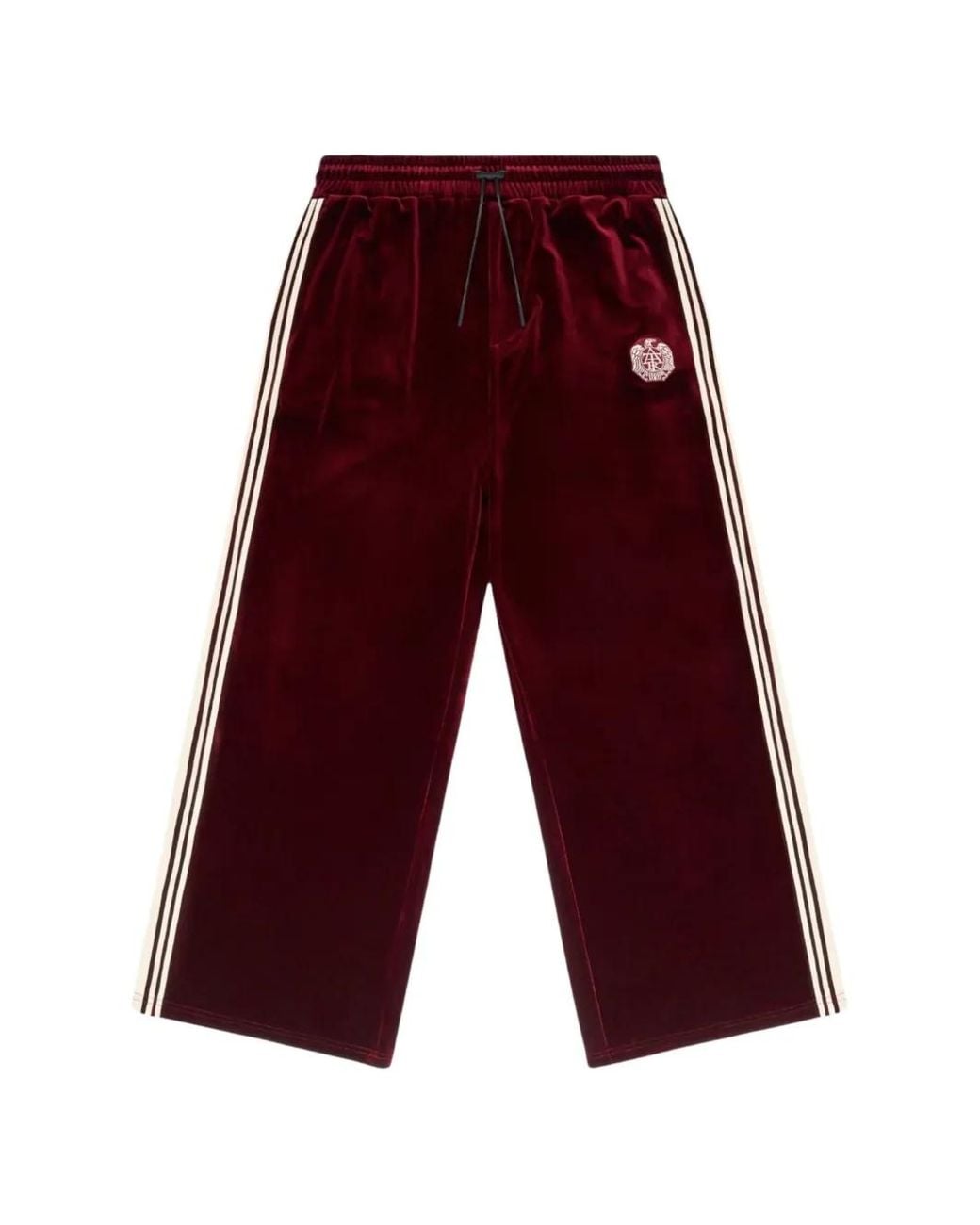 RTA Red Luxen Crest-Patch Track Pants for men