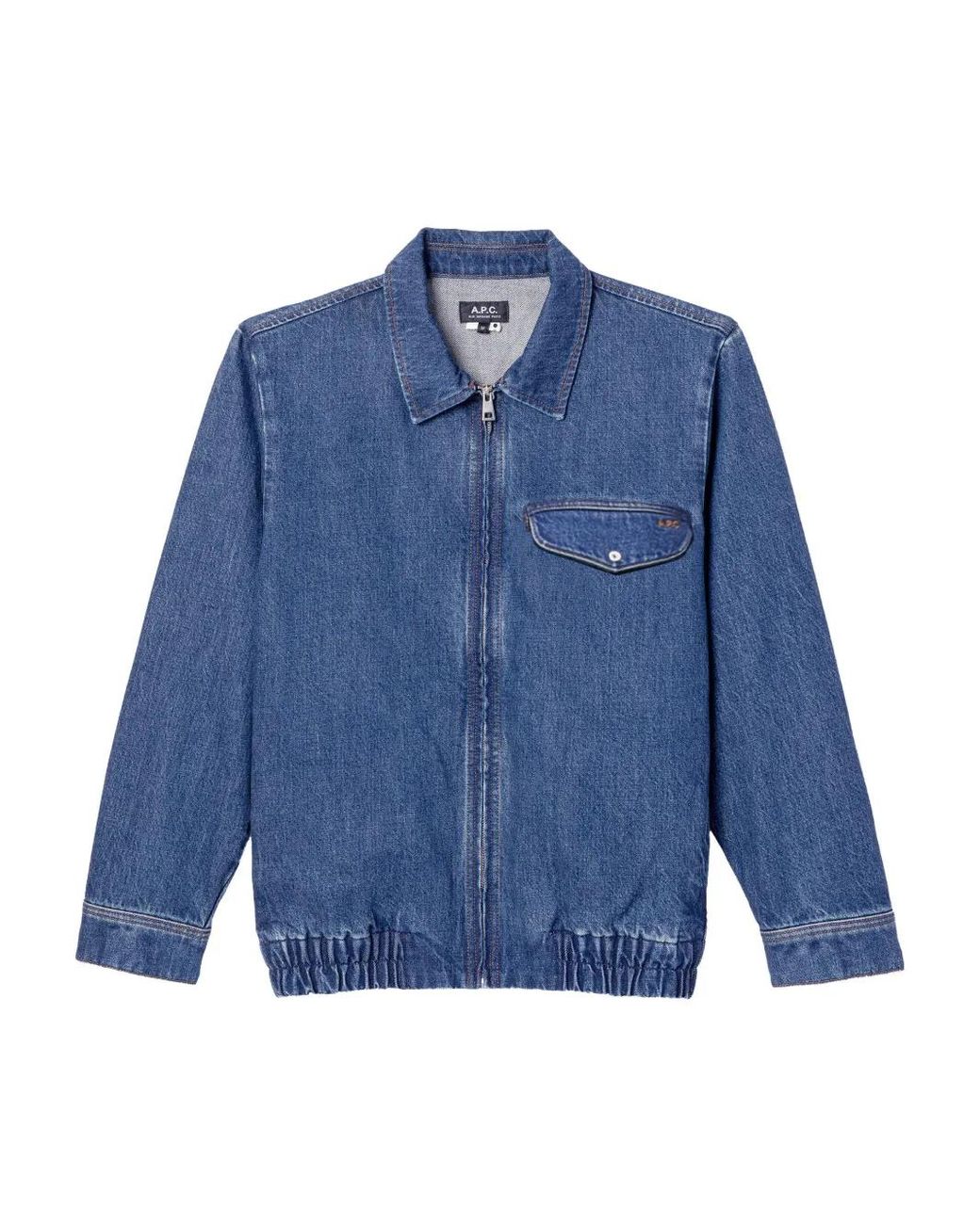 A.P.C. Blue Denim Jacket for men
