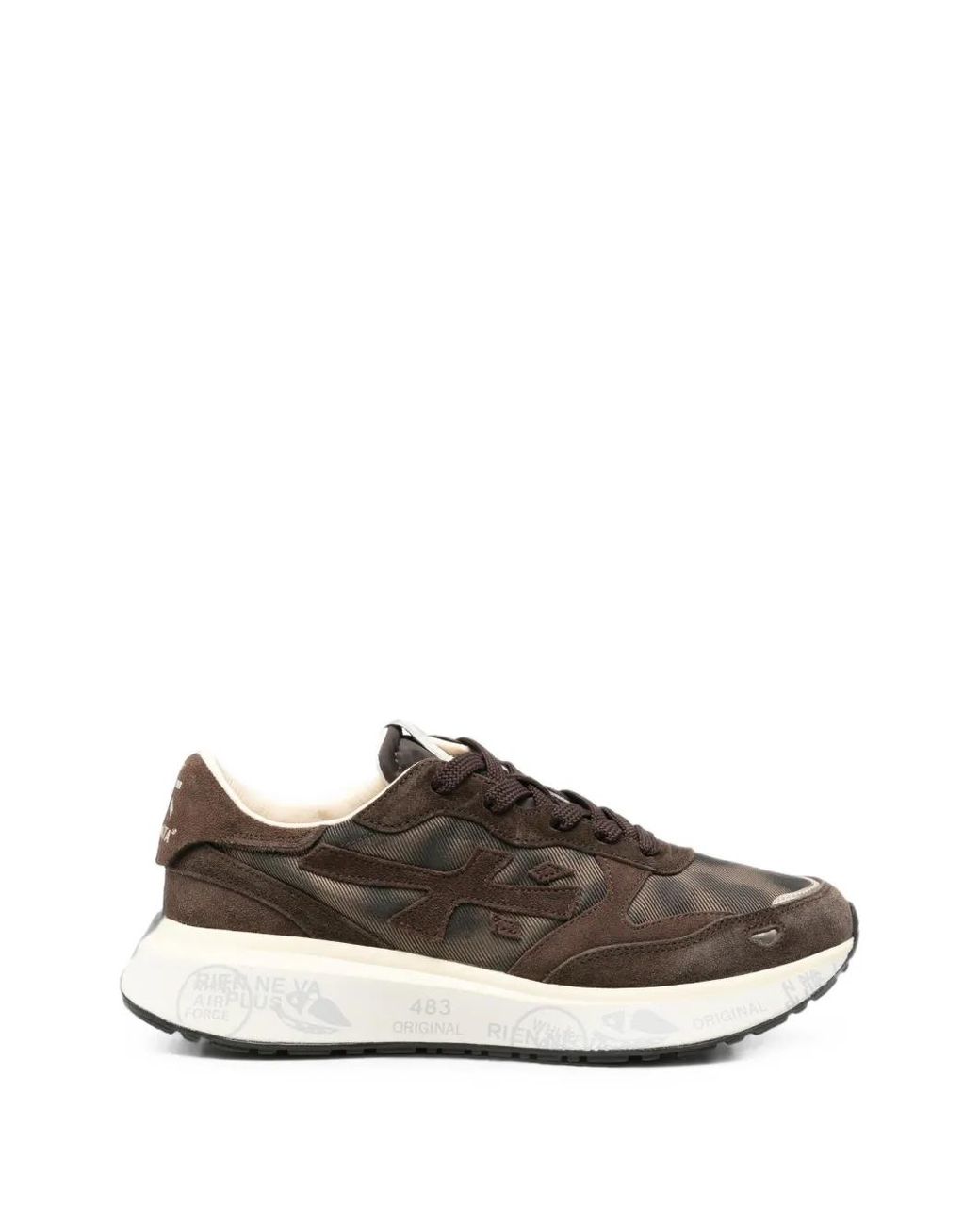 Premiata White Lauryn Panelled Sneakers