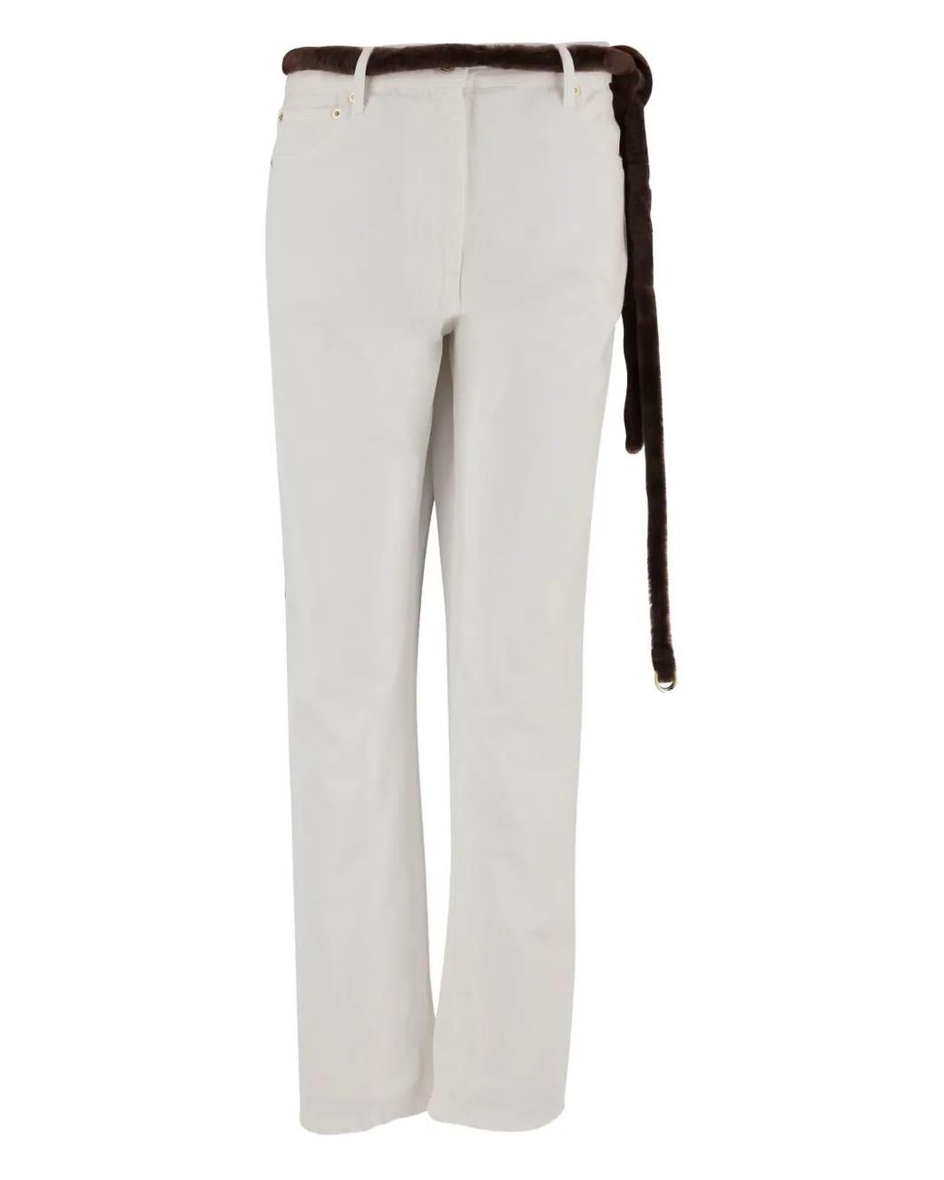 DARKPARK Gray Straight Trousers