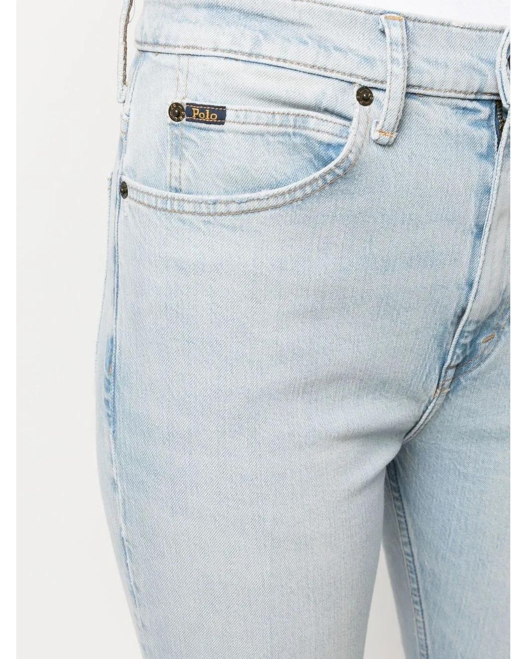 Polo Ralph Lauren Blue Cotton Jeans