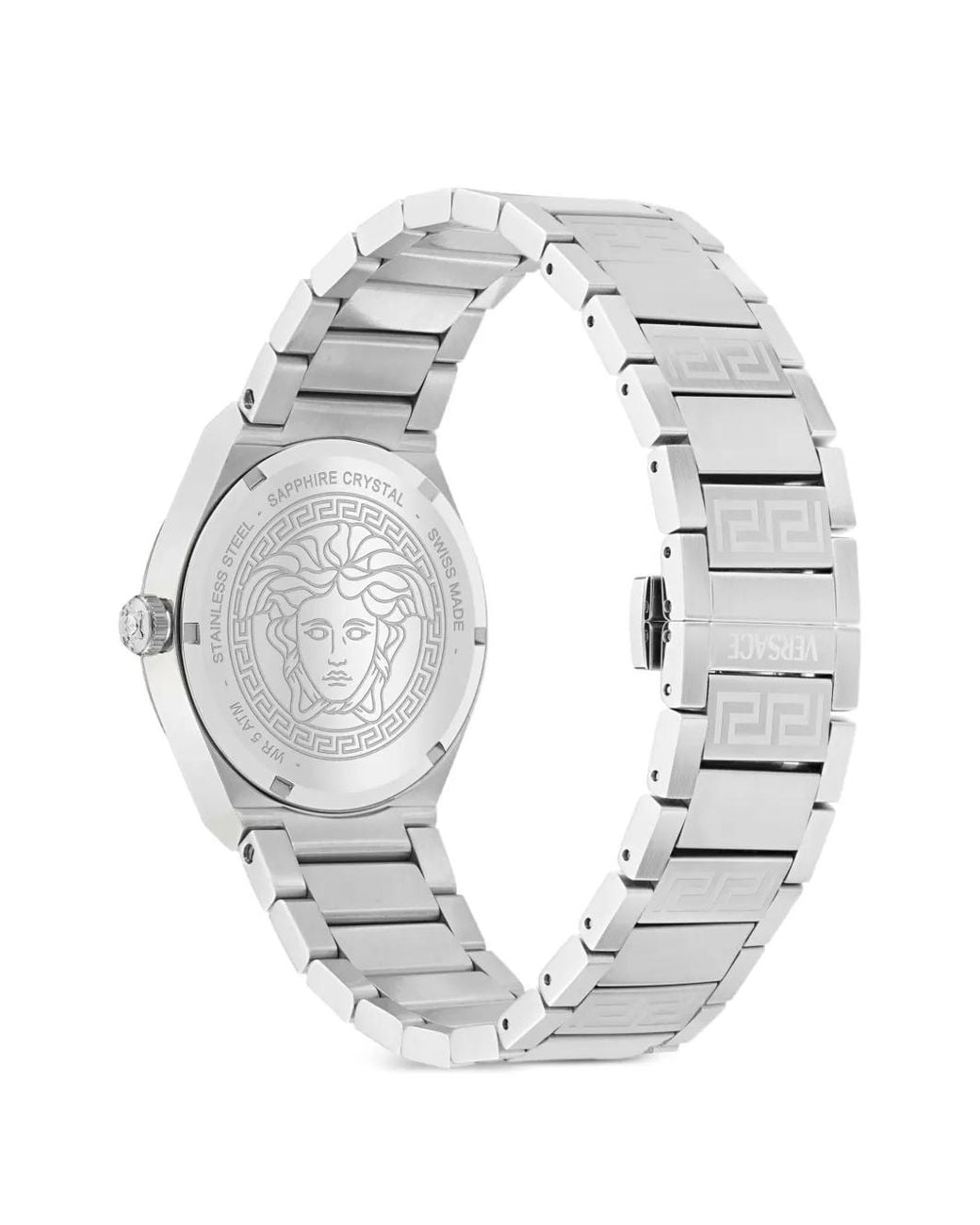 Versace Gray Montre V-Auria 39 Mm for men