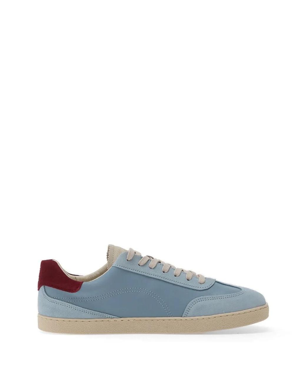 Groundies Blue Panelled Suede Sneakers