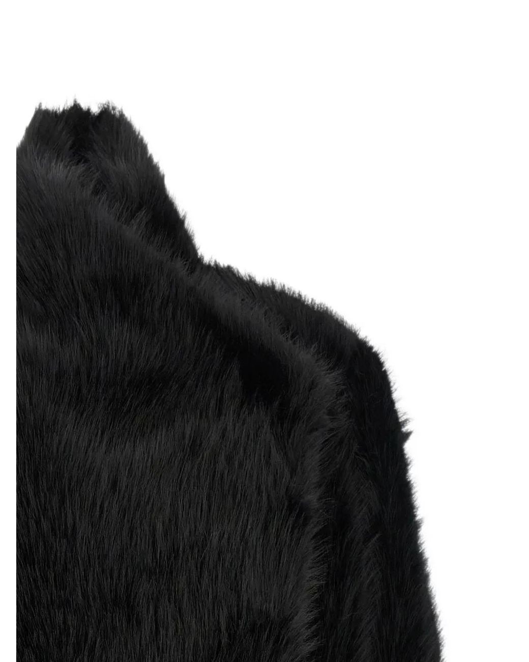 BB COUTURE Black Jackie First Faux-Fur Jacket