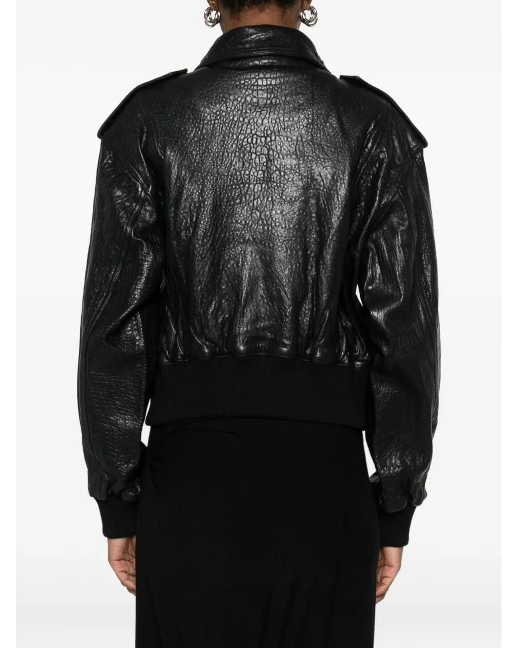 Stand Studio Black Leather Jacket