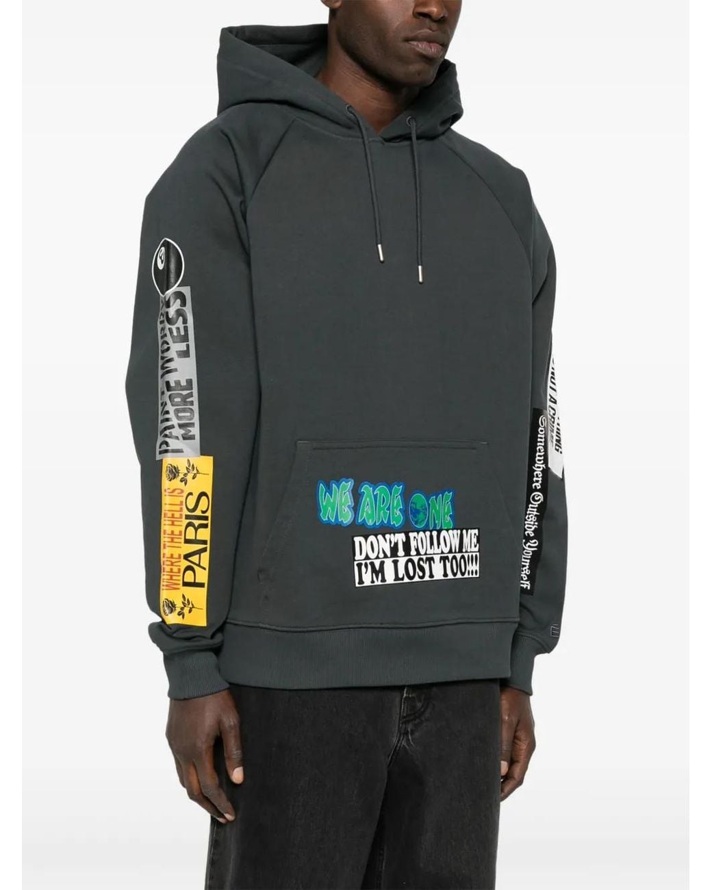 Etudes Studio Black Stickers Hoodie