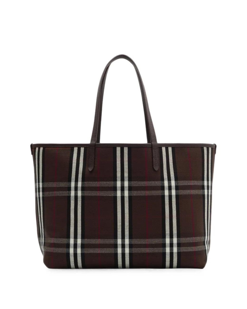 Burberry White Medium Reversible Bloomsbury Tote Bag