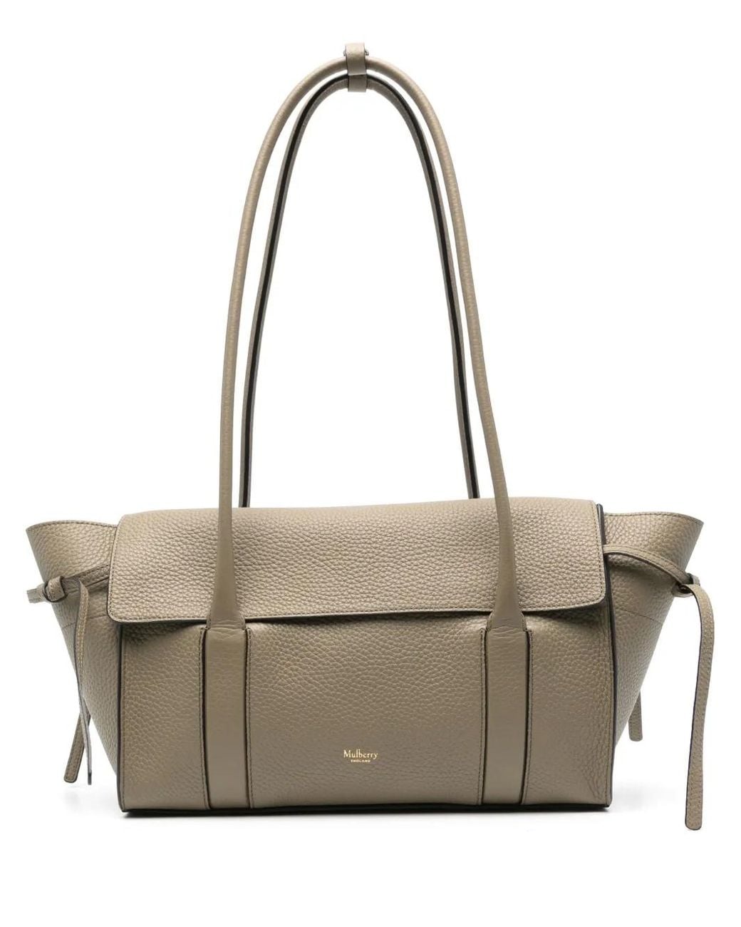 Mulberry Natural Small Soft Bayswater Leather Tote Bag