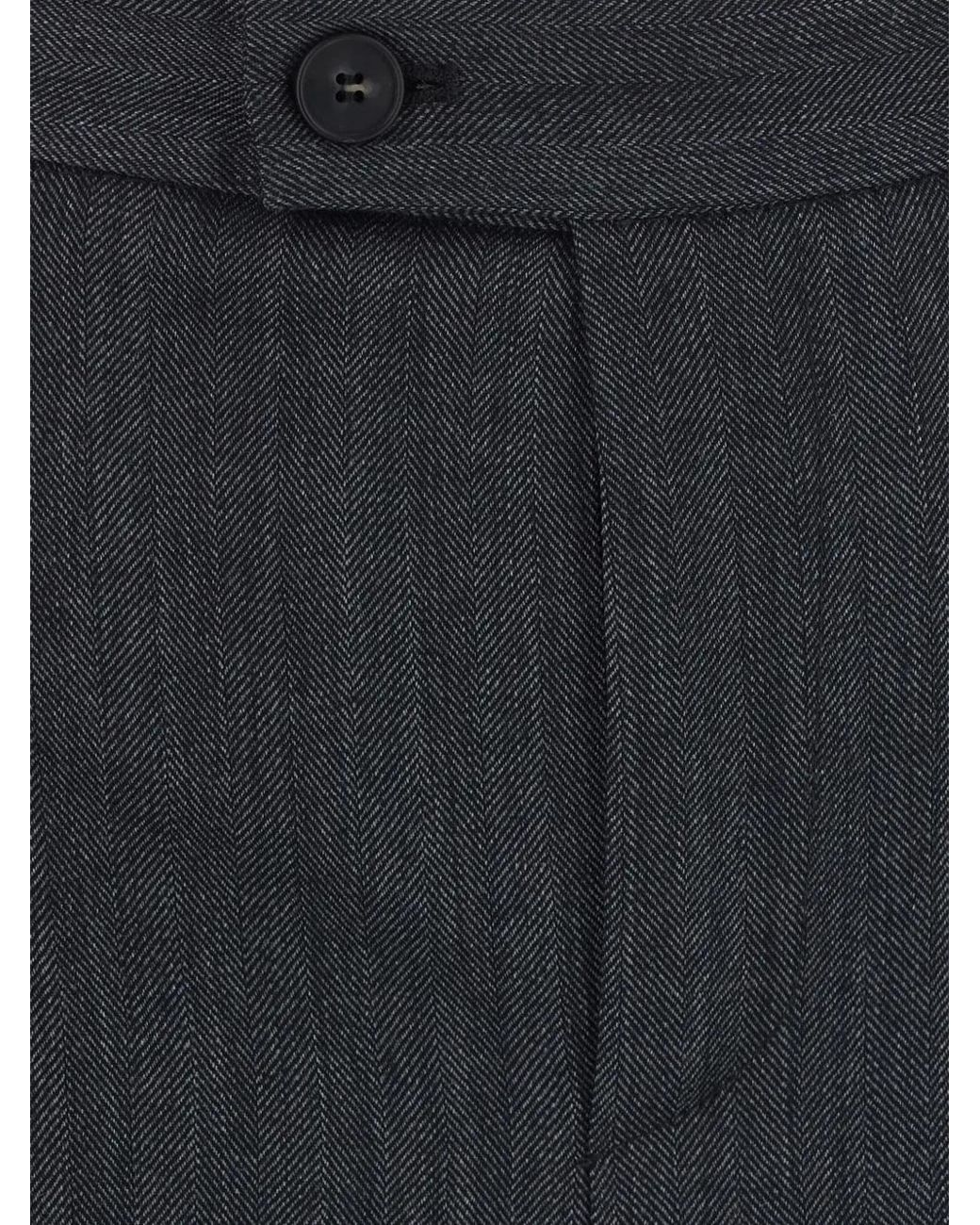 ..,merci Blue Pantalon À Chevrons