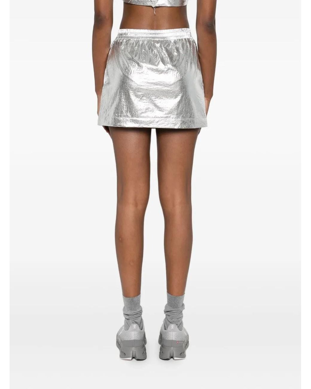 MEDEA Mini-Rok Met Elastische Taille in het White