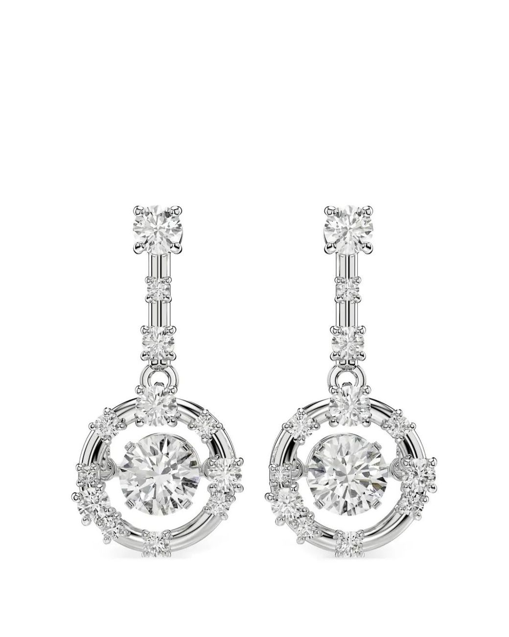 Swarovski White Constella Crystal-Embellished Earrings
