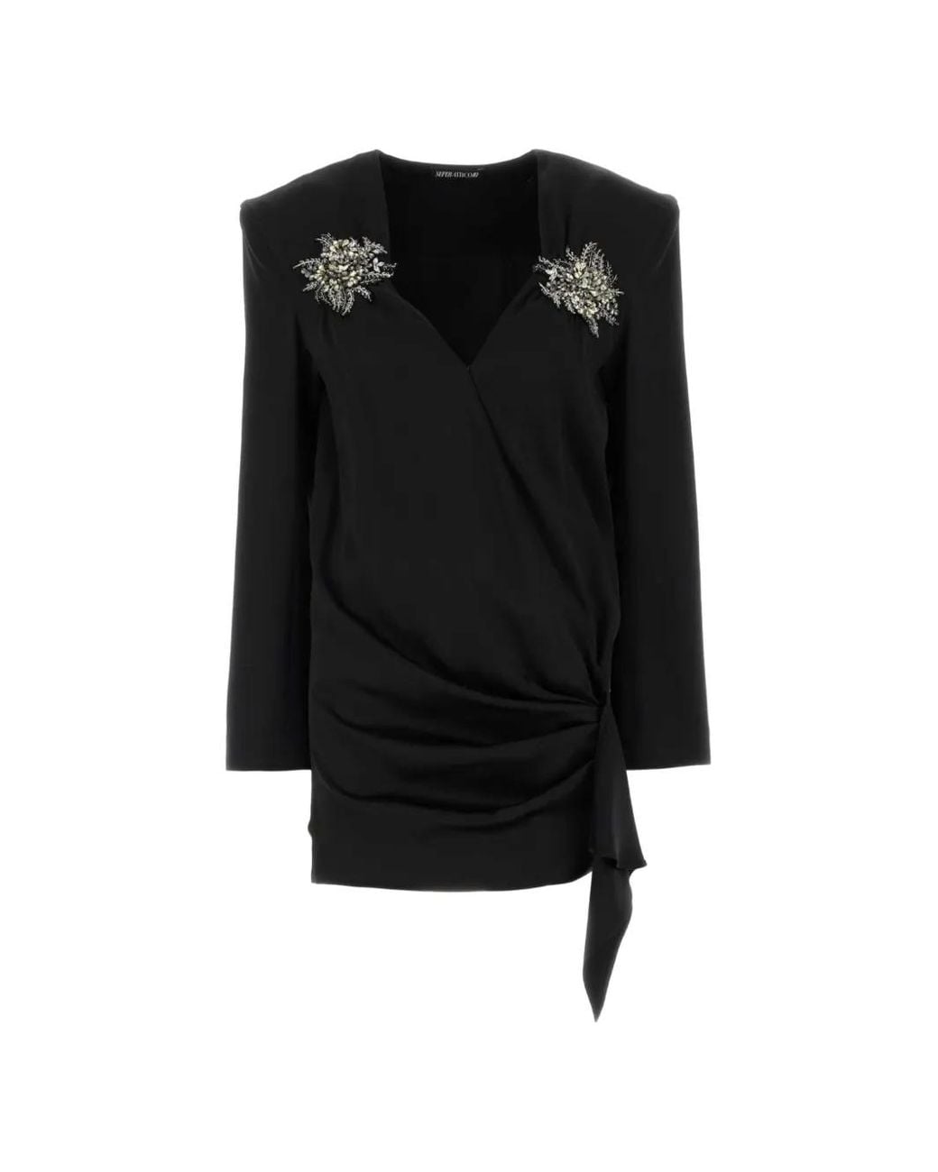 The Attico Black Mini Dress