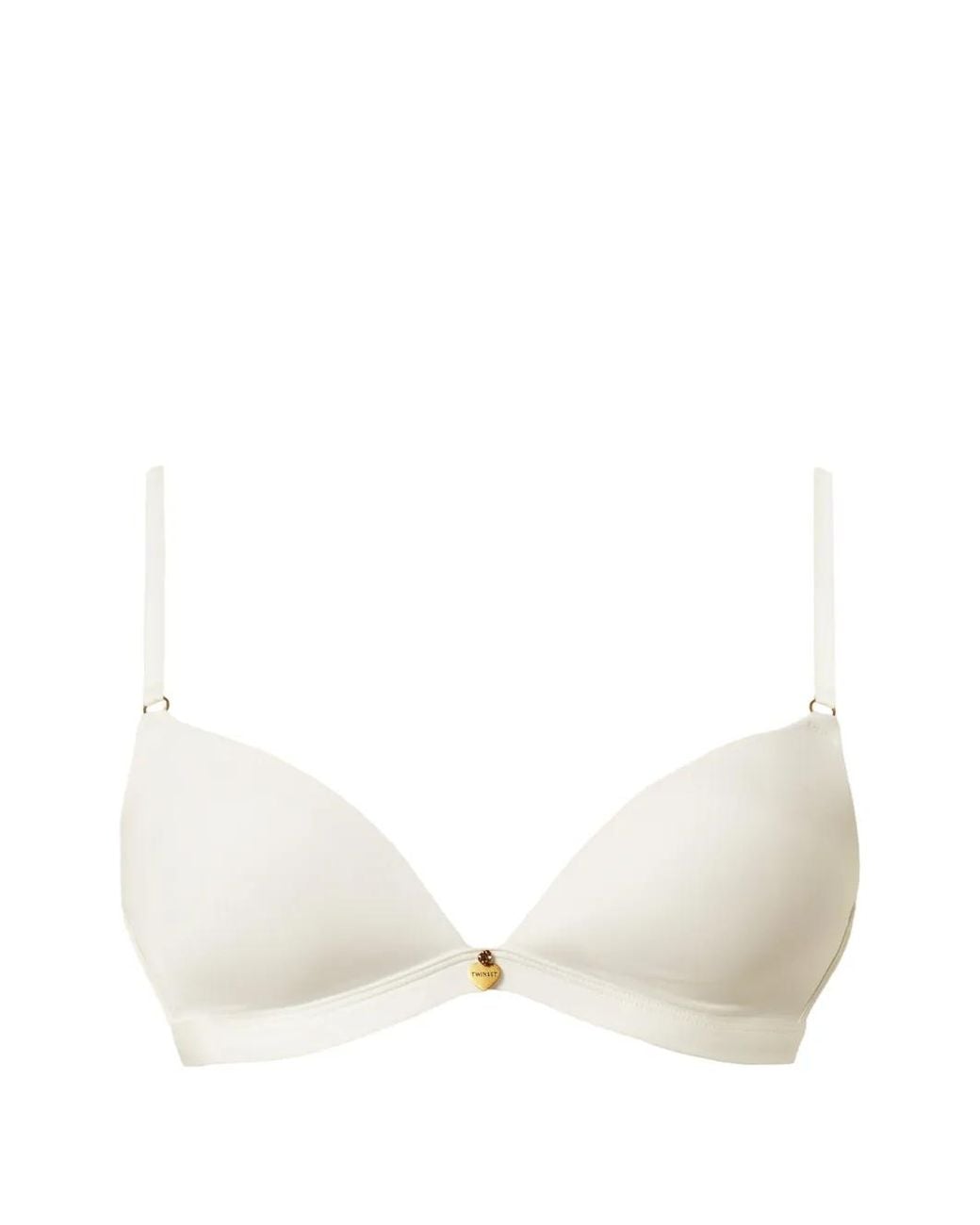 Twinset Natural Charmeuse Triangle Bra