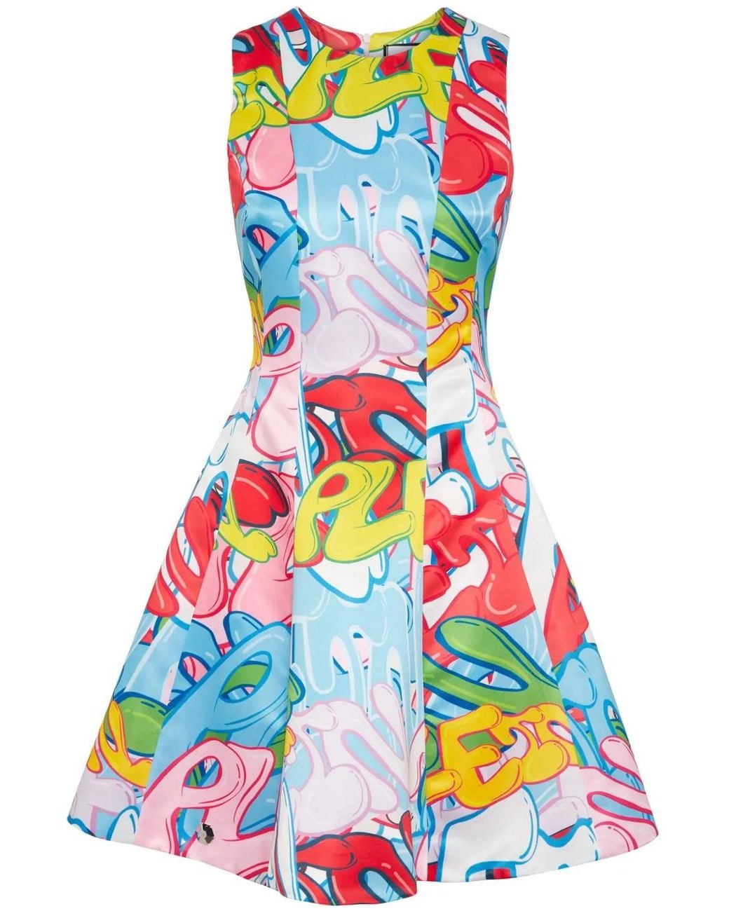 Philipp Plein Multicolor Mini Dress