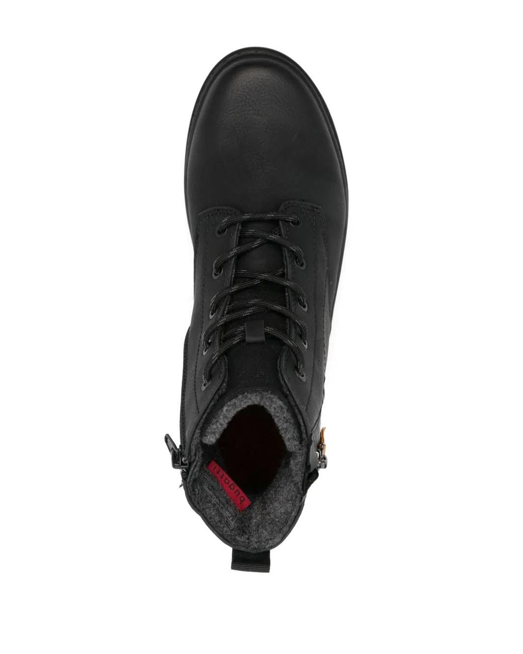 Bugatti Black Round-Toe Ankle Boots for men