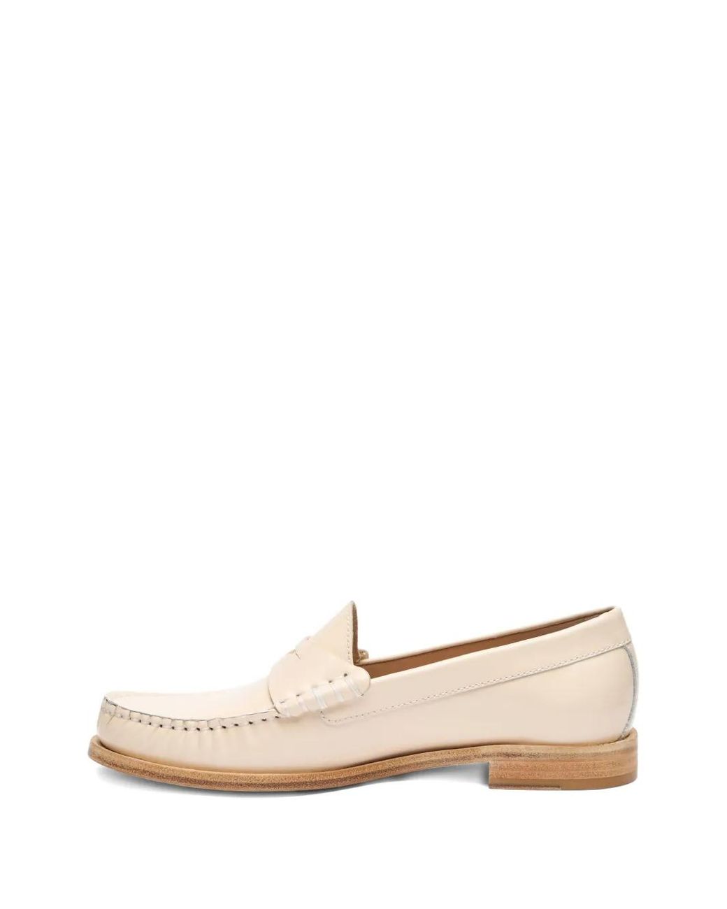 Stuart Weitzman Natural Lottie Loafers