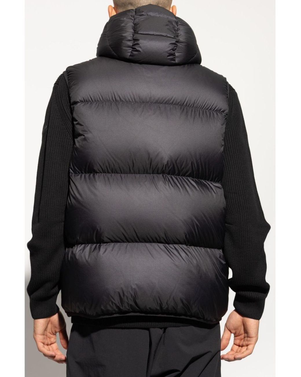 Moncler Bodywarmer Met Capuchon in het Zwart voor heren Lyst NL