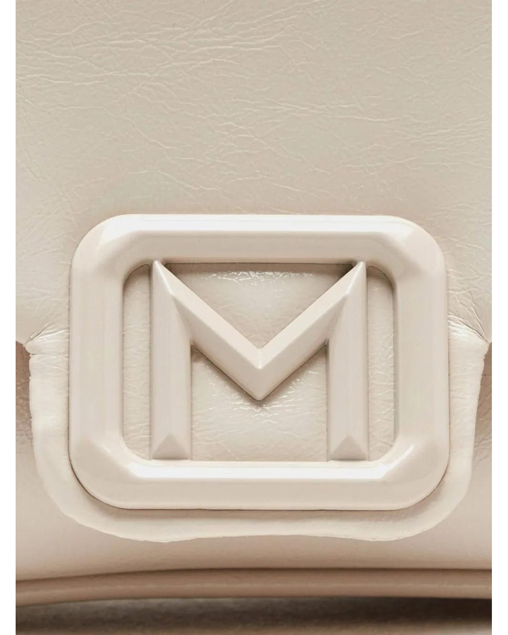 Marella Natural Mini Le Muse Braided-Handle Clutch Bag