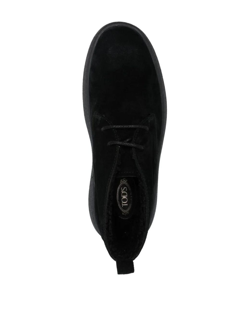 Tod's Black Desert Suede Boots for men