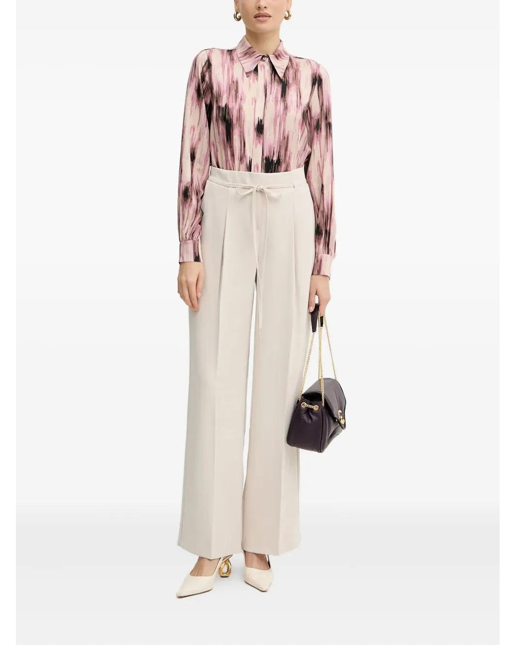 Silvian Heach Pink Button-Cuff Shirt
