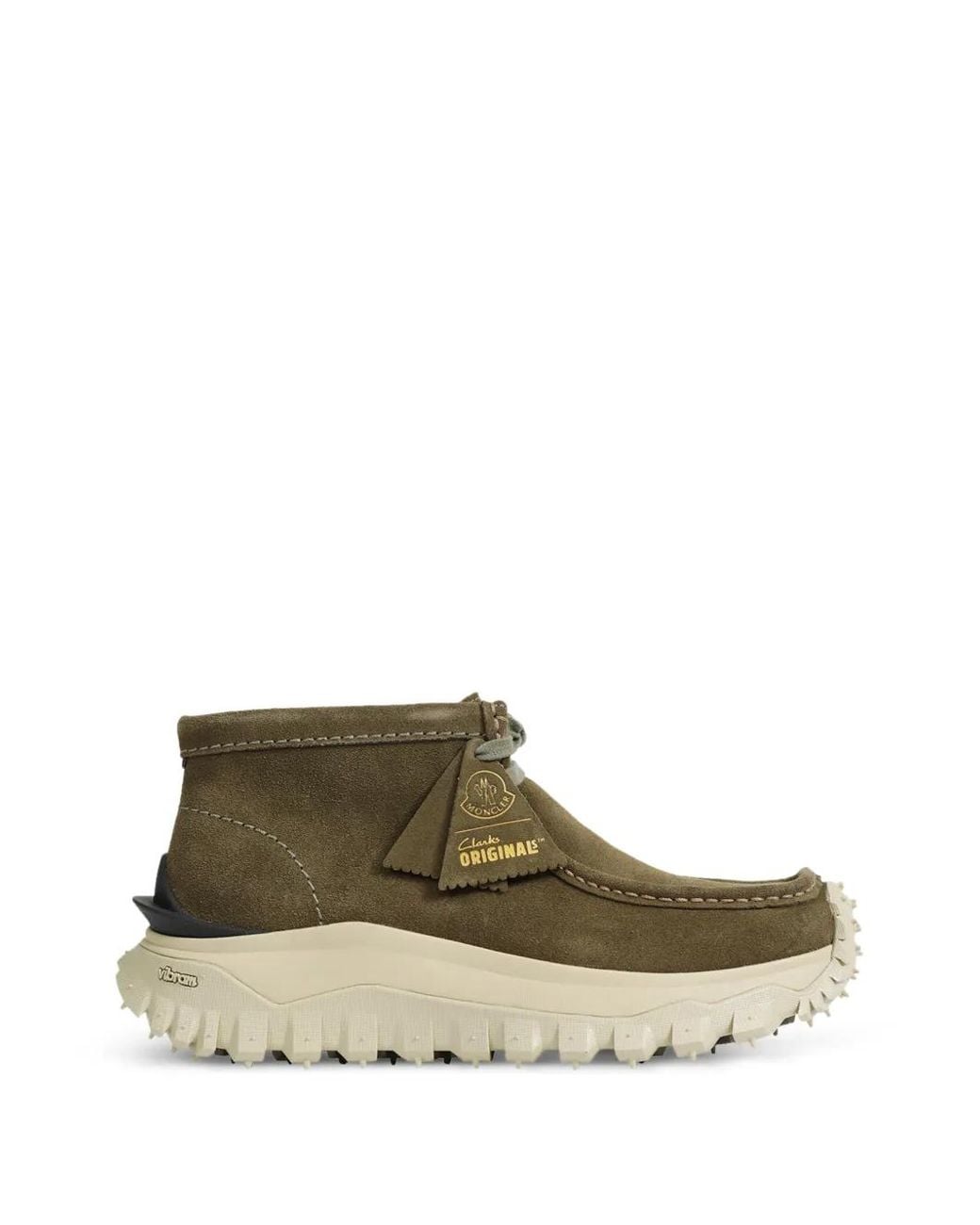 Moncler Brown X Clarks Originals Trailgrip Wallabee Gtx Suede Boots for men