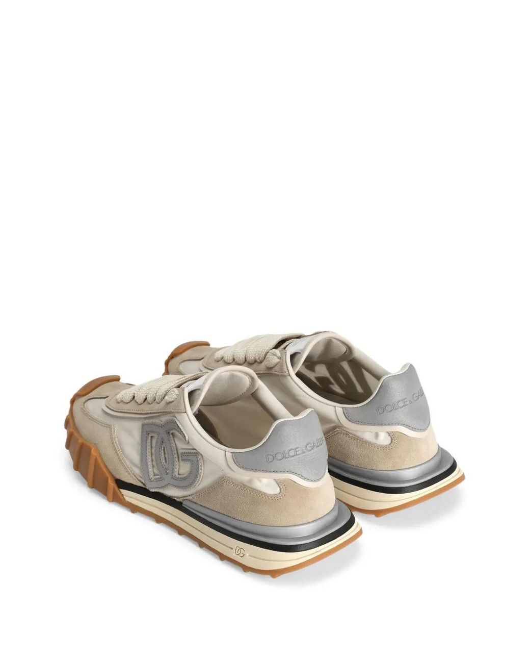 Dolce & Gabbana White Dg Logo Sneakers