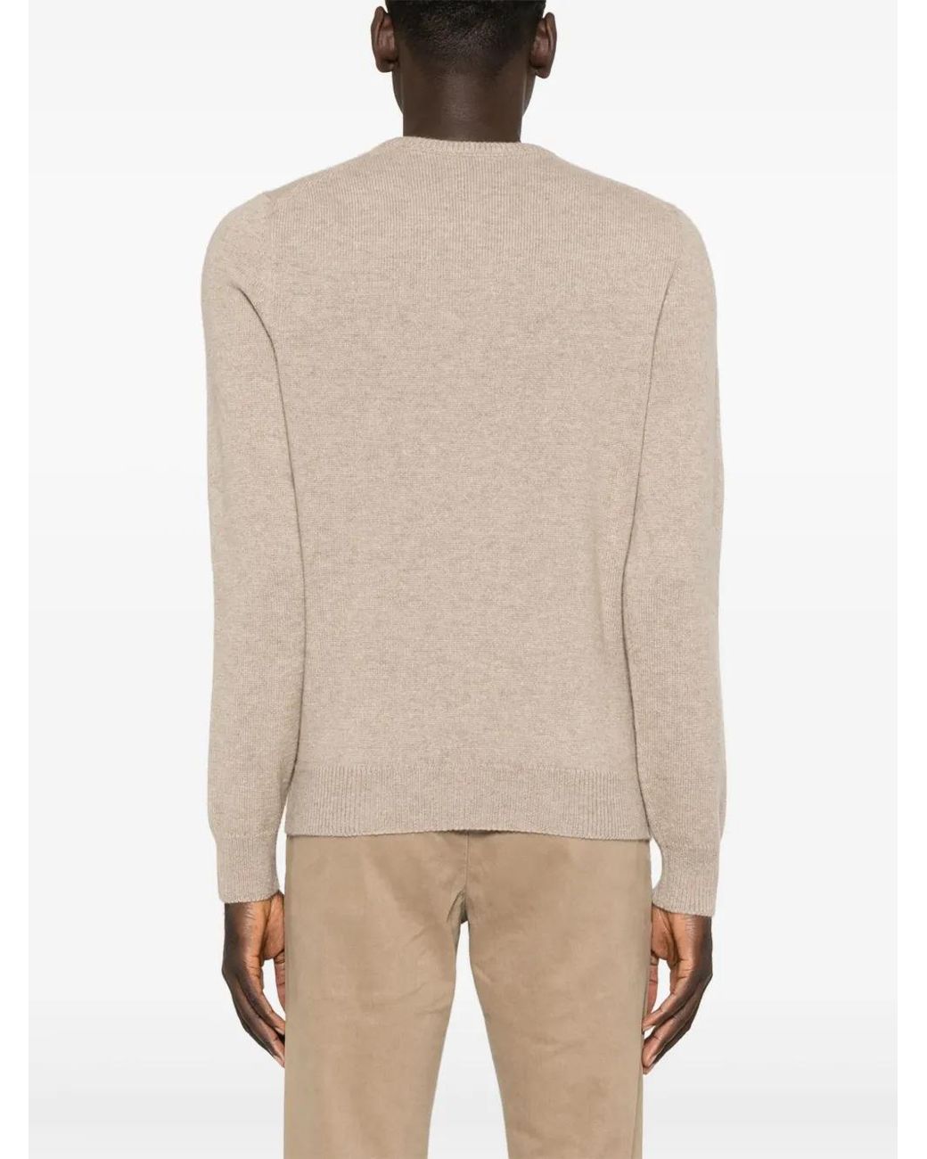 Malo Natural Cashmere Sweater for men