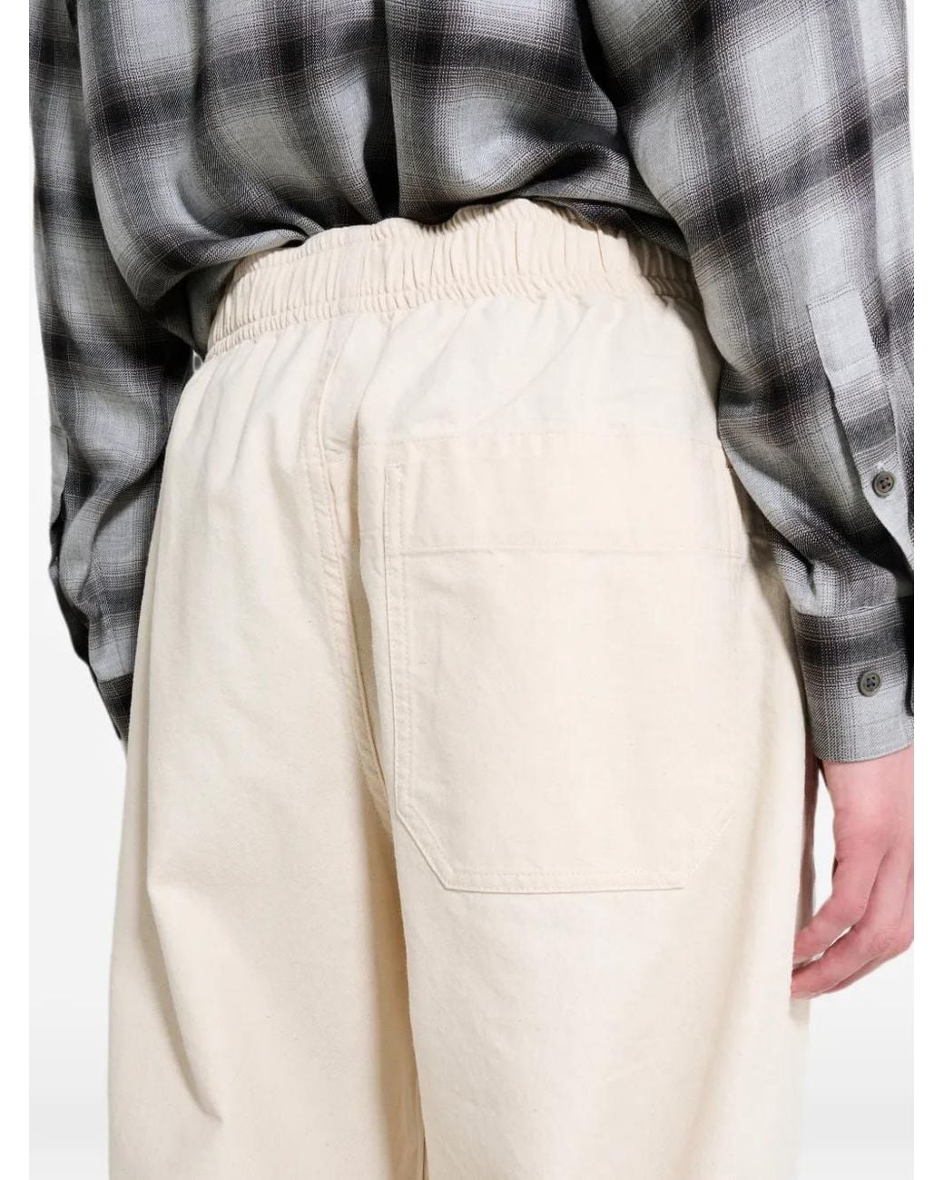 Margaret Howell White Elasticated-Waist Jeans for men