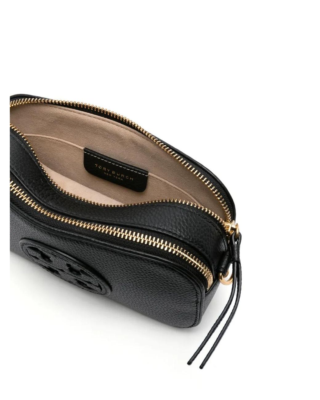 Tory Burch Black Small Miller Leather Crossbody Bag
