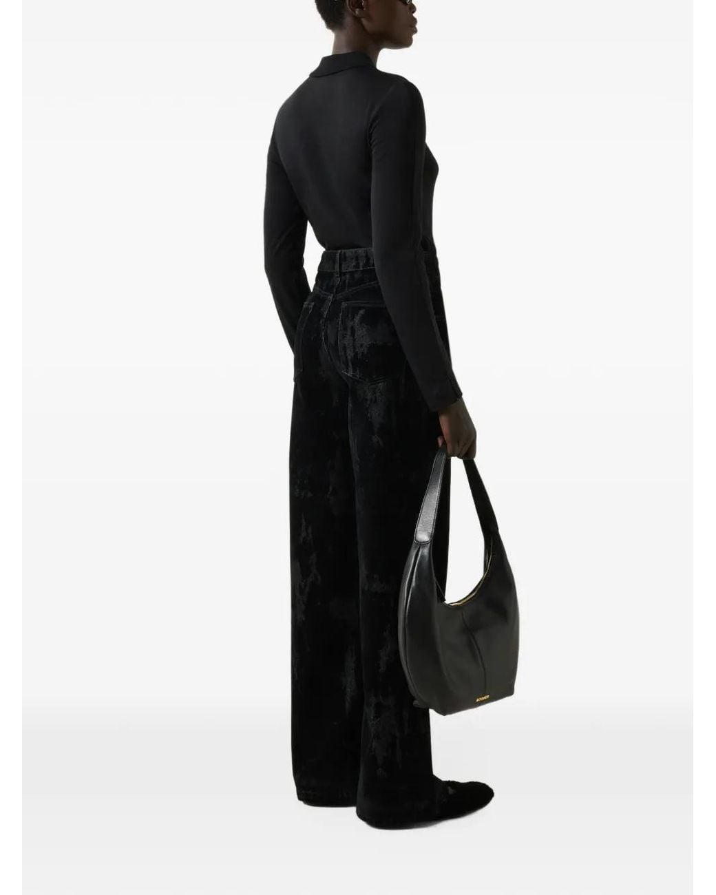 Bogner Black Lizzy Wide-Leg Jeans