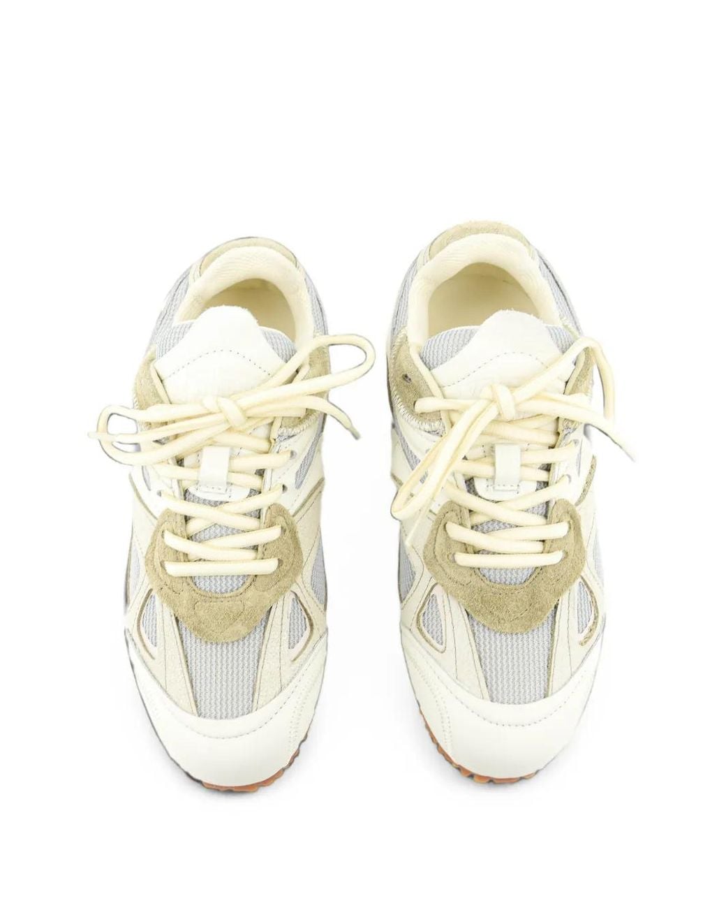 Axel Arigato White Slow Runner Round-Toe Low-Top Sneakers