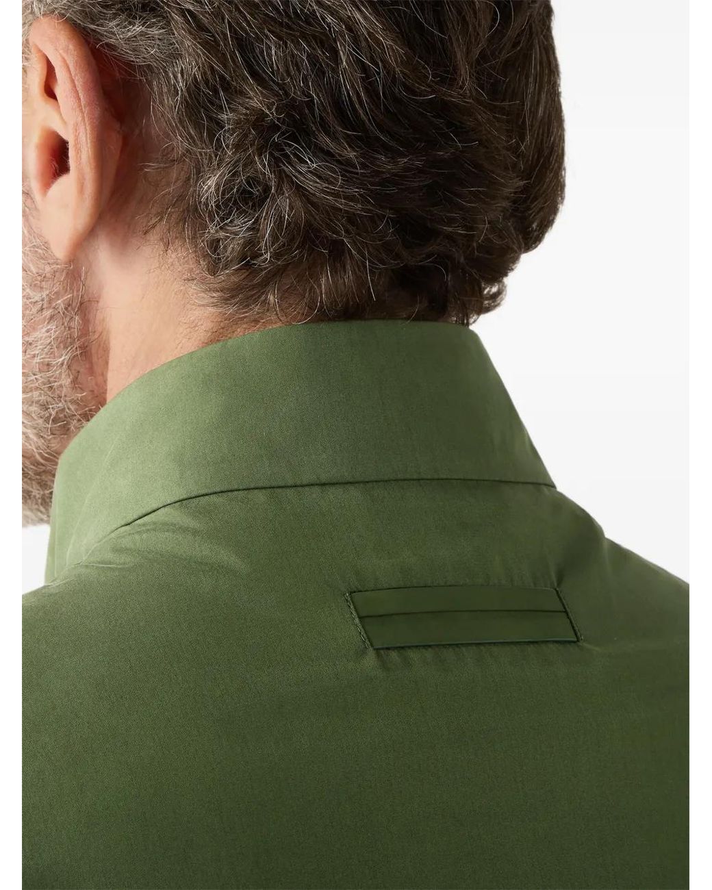Zegna Green Zip Jacket for men