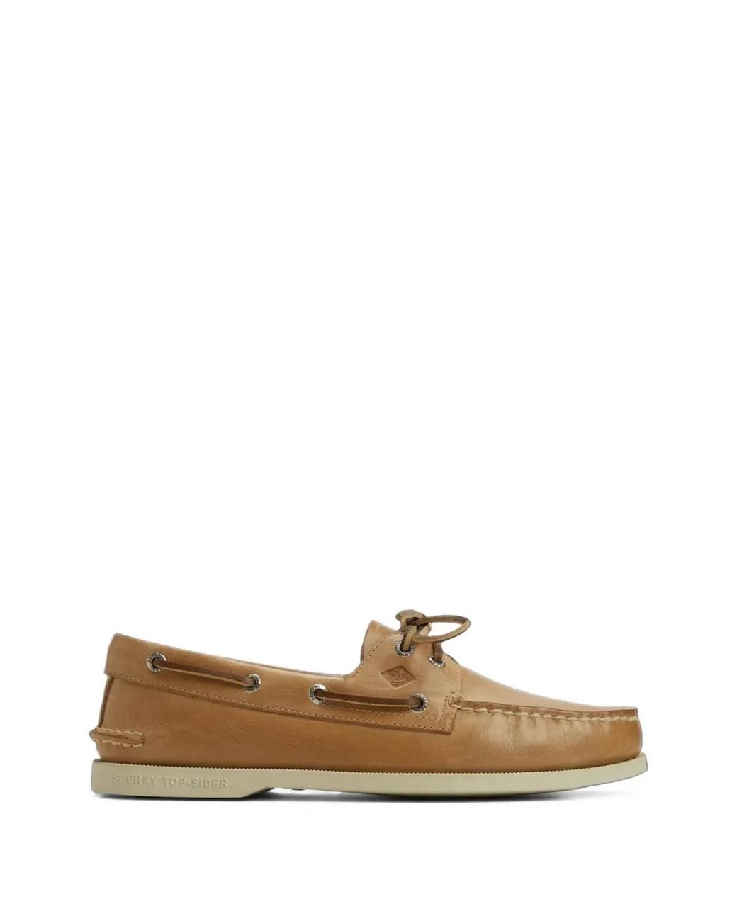 Fortela Brown X Sperry 2-Eye Leather Boat Shoes for men