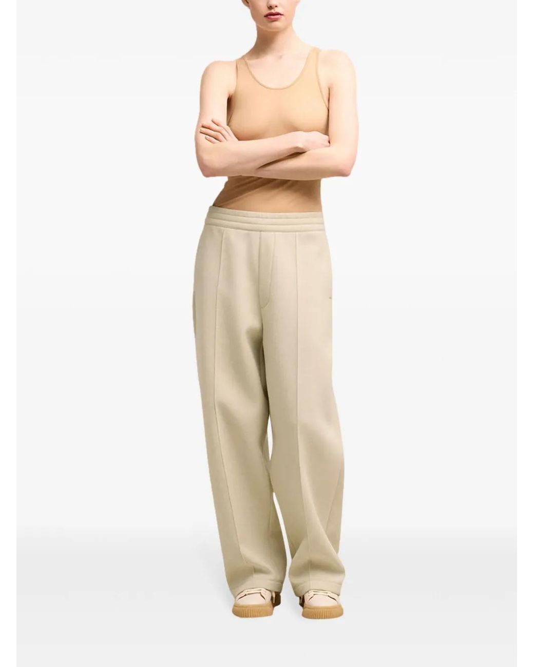 AMI Natural Off- Ami Pleated Lounge Pants