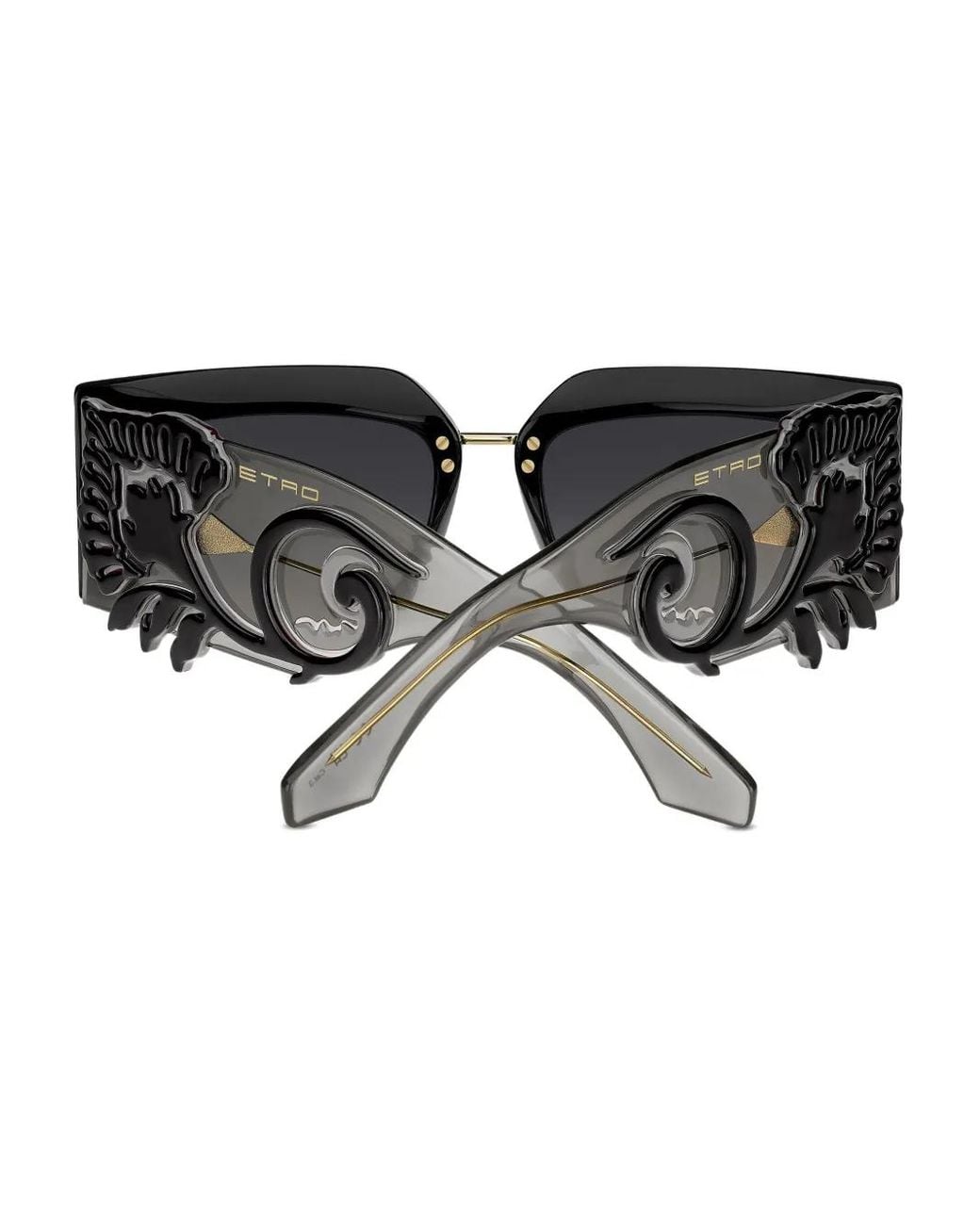 Etro Black Blossom Sunglasses
