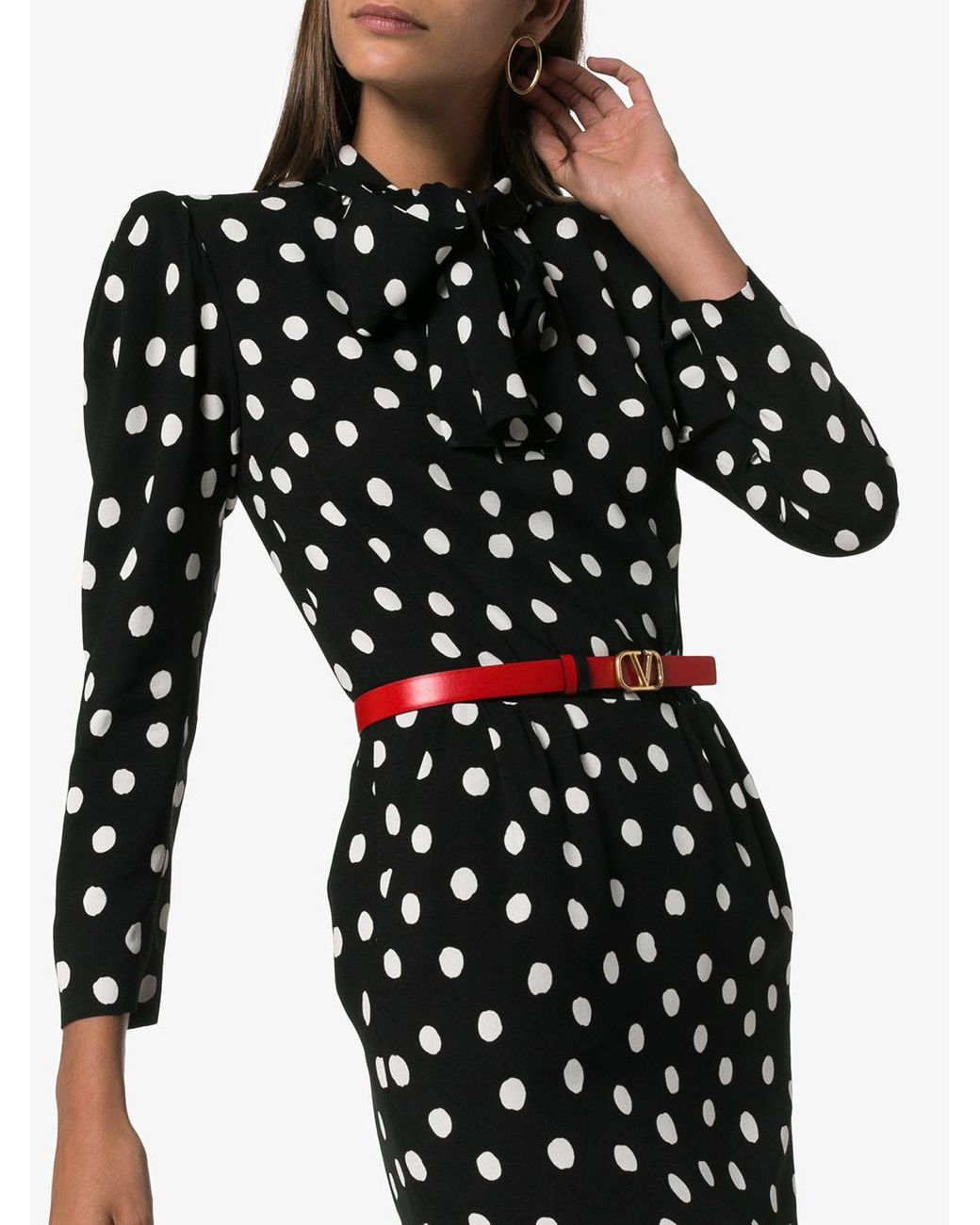 valentino garavani vlogo reversible leather belt